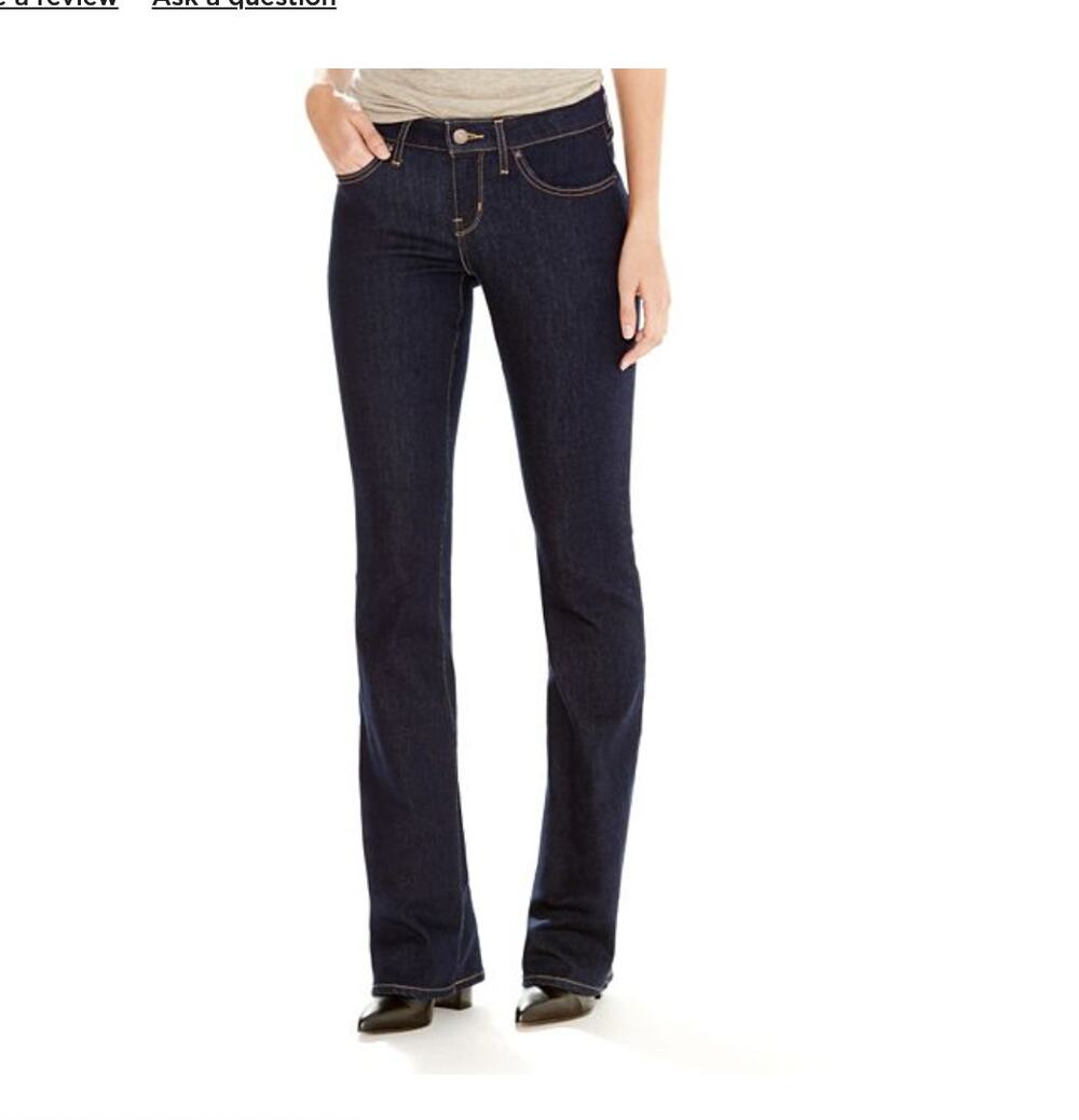 Levi's Women's 815 Curvy Bootcut Denim Jean in Dark Wash // 32 x 32